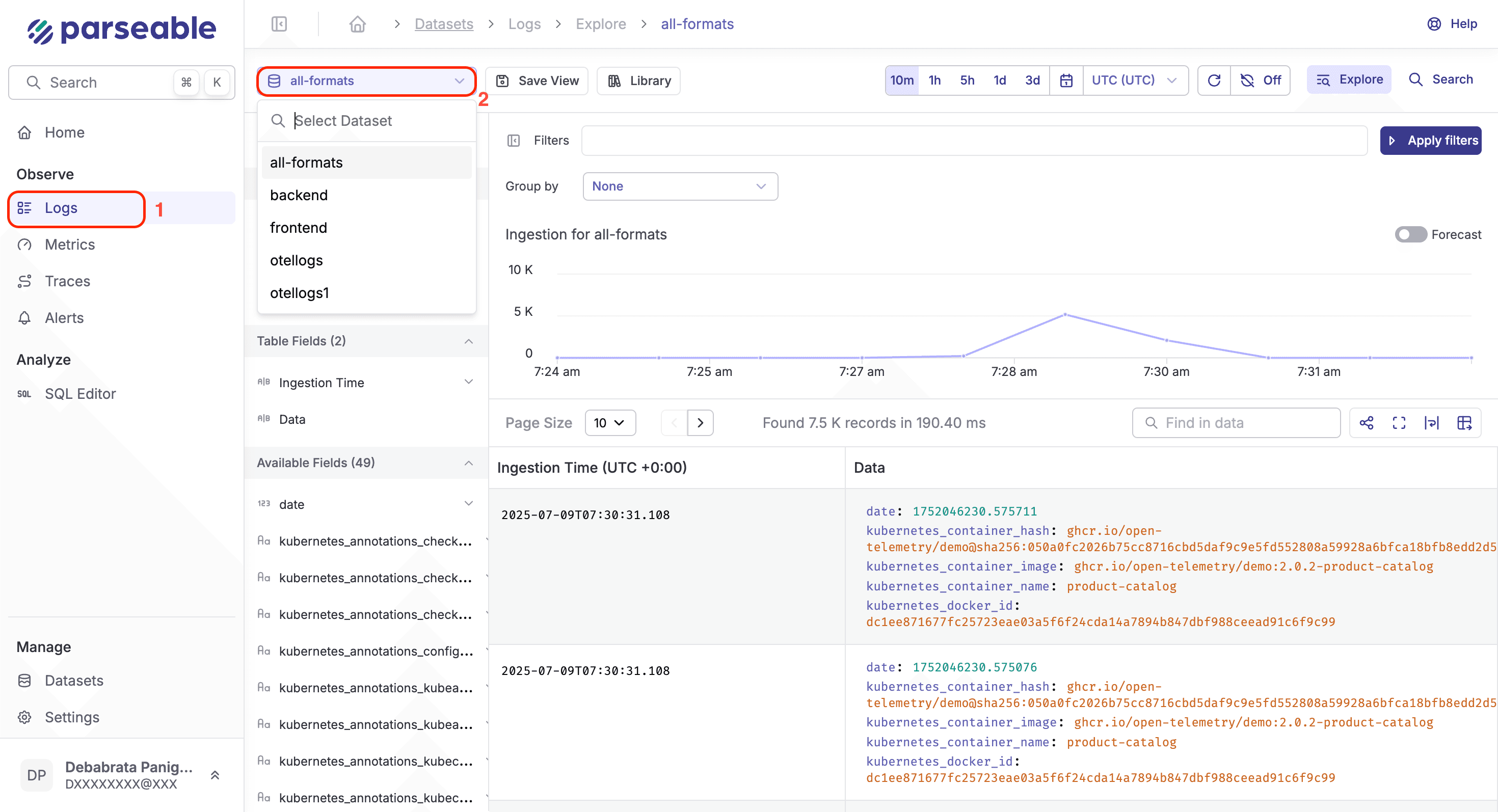Query data