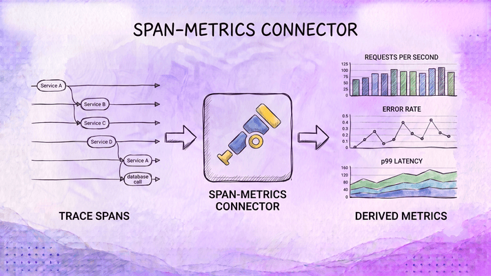 OpenTelemetry SpanMetrics Connector