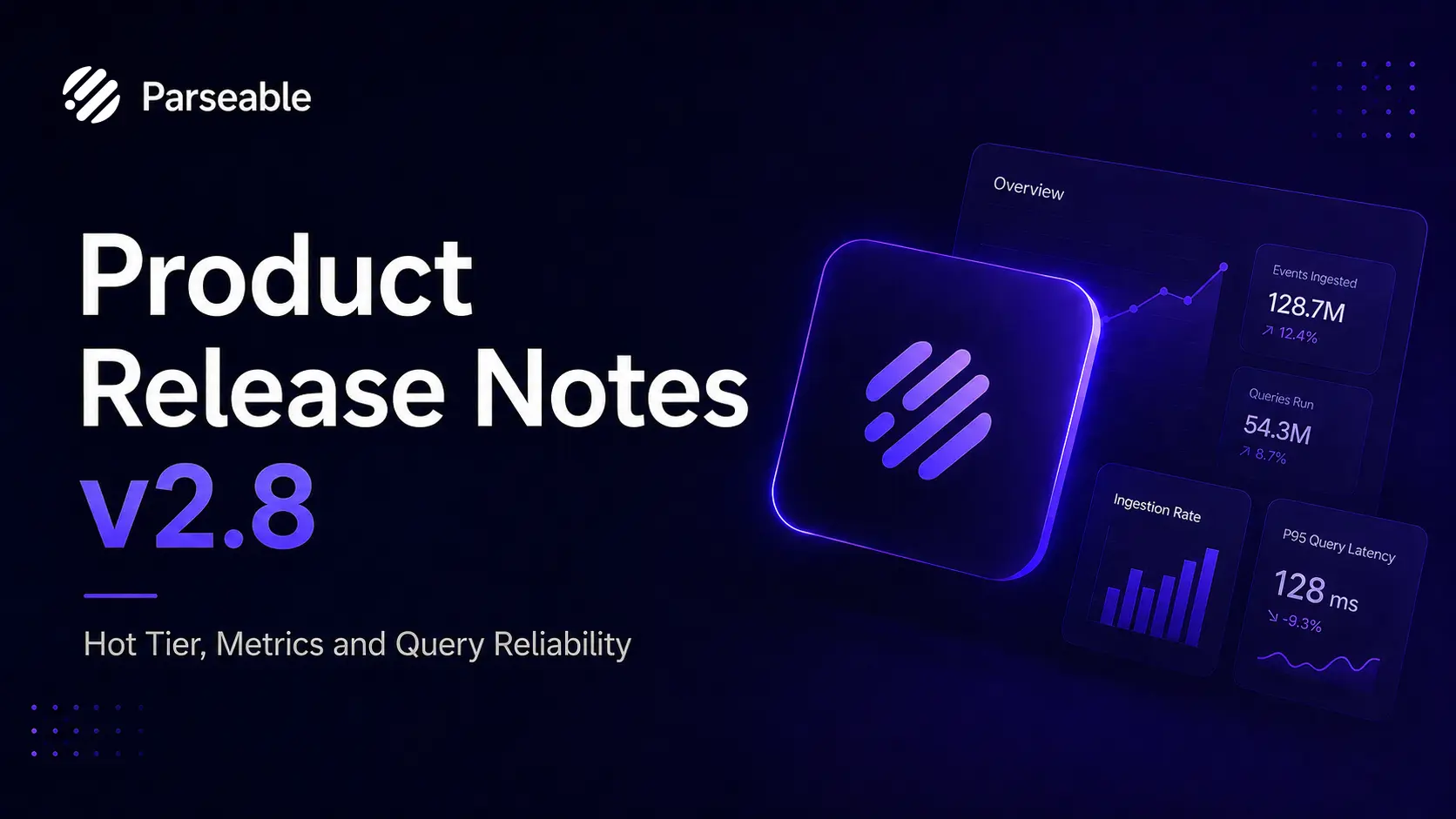 Product Release Notes V2.8: Hot Tier, Metrics and Query Reliability